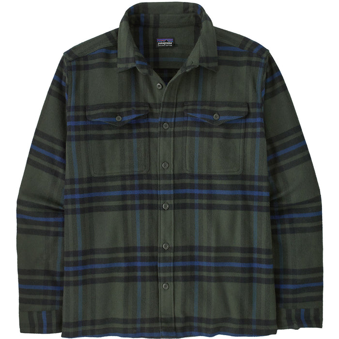 Patagonia Fjord Flannel Shirt - Men's Catch: Old Growth Green