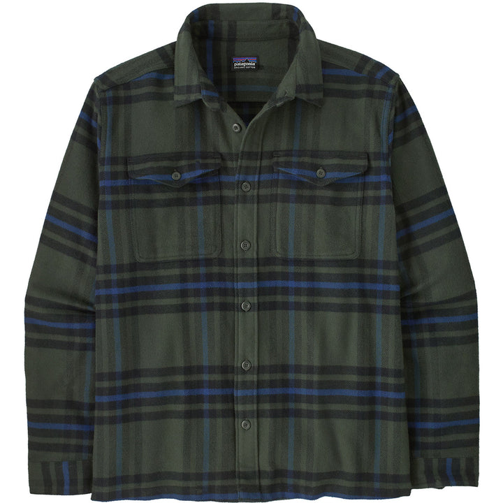 Patagonia Fjord Flannel Shirt - Men's Catch: Old Growth Green