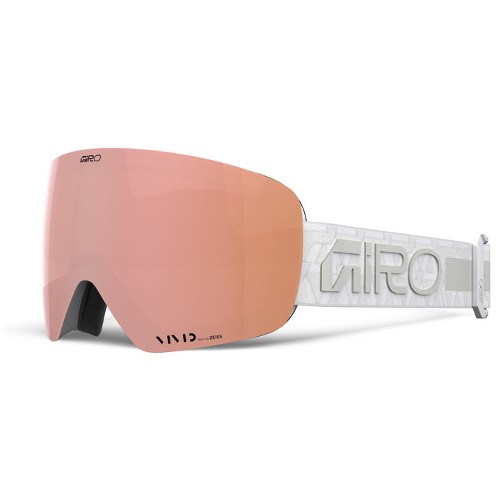 Giro Contour RS Low Bridge Fit Goggles White Crystals Vivid Rose Gold / Vivid Infrared