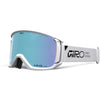 White Stacked Vivid Royal / Clear
