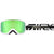 Giro Revolt Low Bridge Fit Goggles Black & White Burst Vivid Emerald / Clear