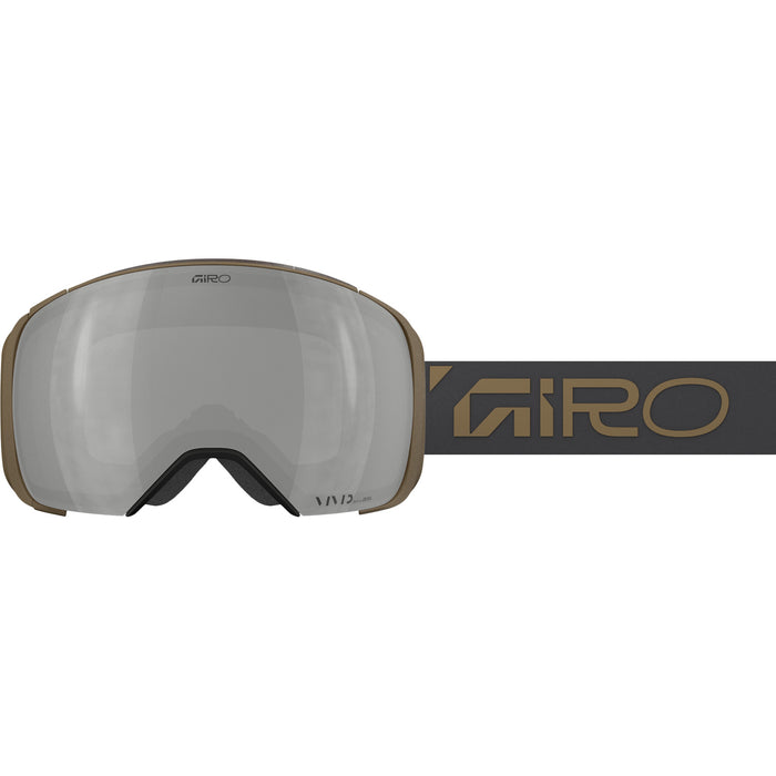 Giro Comp Low Bridge Fit Goggles Midnight/Brown Wordmark Vivid Onyx / Vivid Infrared