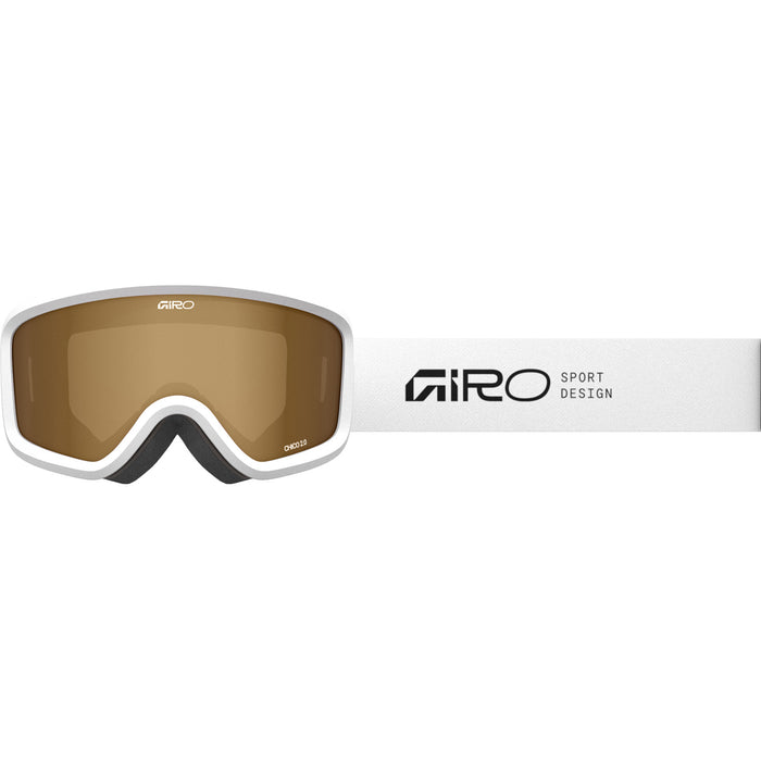 Giro Chico 2.0 Goggles - Kids' White Stacked Amber Rose