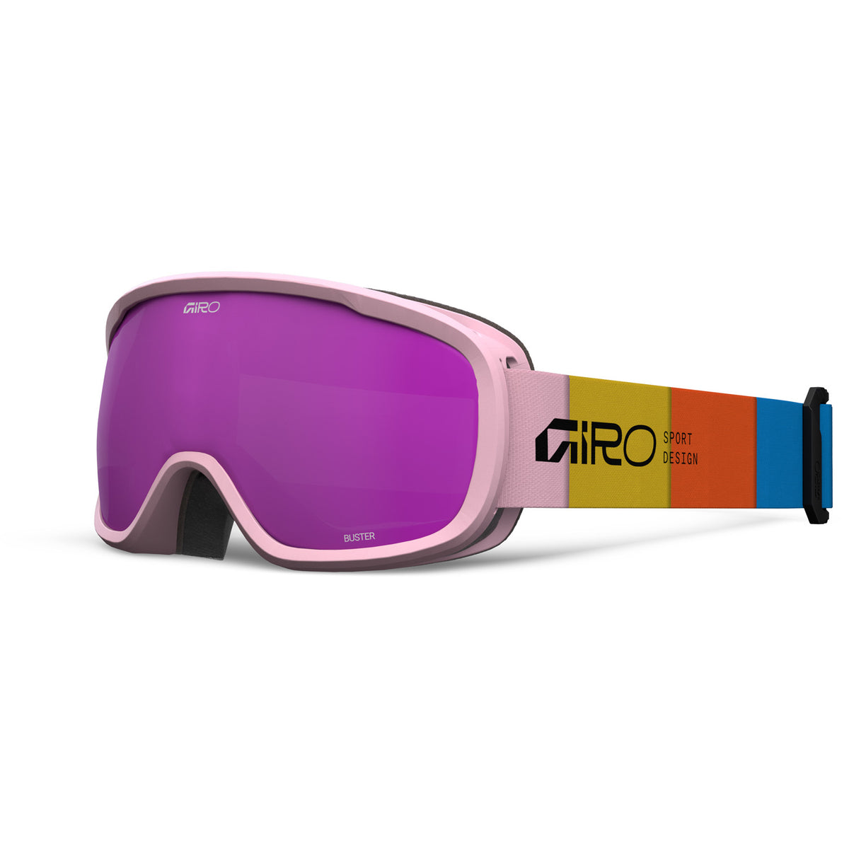 Giro Buster Goggles - Kids' Pink Blocks Amber Pink