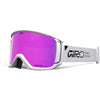 White Stacked Vivid Pink / Clear