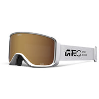 Giro Sagen Goggles White Stacked Amber Gold / Yellow::White Stacked Amber Gold / Yellow
