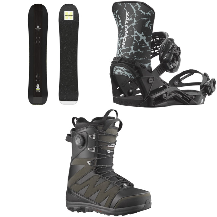 Salomon HPS - Goop Snowboard + District Pro Snowboard Bindings + X Approach Lace SJ Boa Snowboard Boots 2026