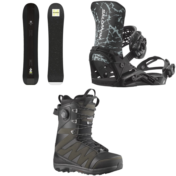 Salomon HPS - Goop Snowboard + District Pro Snowboard Bindings + X Approach Lace SJ Boa Snowboard Boots 2026
