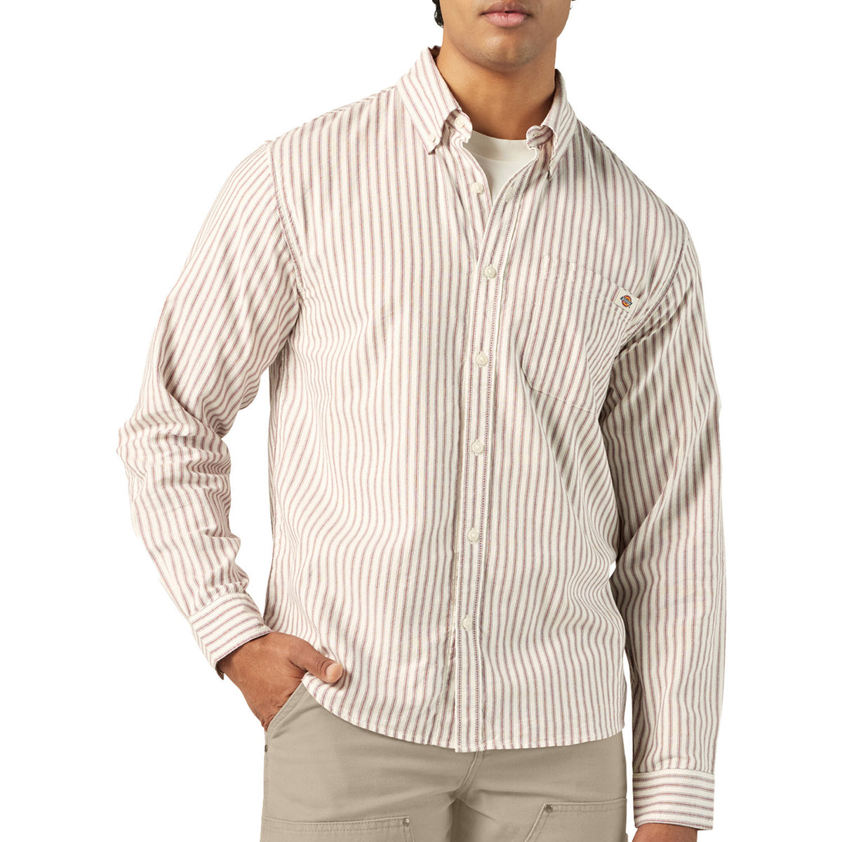 Dickies Gallatin Long-Sleeve Shirt - Men's Egret