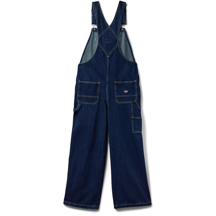 Dickies Mechanic Loose Fit Bib Overalls - Women's Dark Indigo