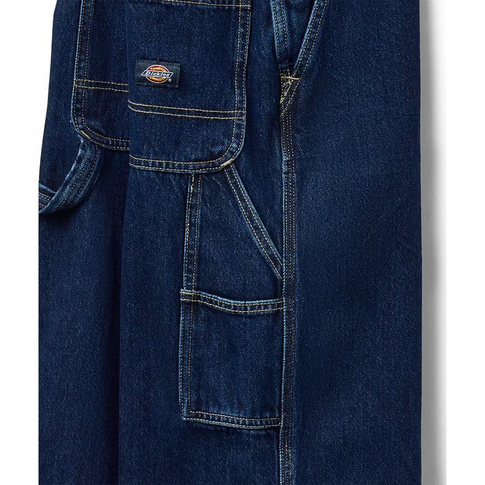 Dickies Mechanic Loose Fit Bib Overalls - Women's Dark Indigo
