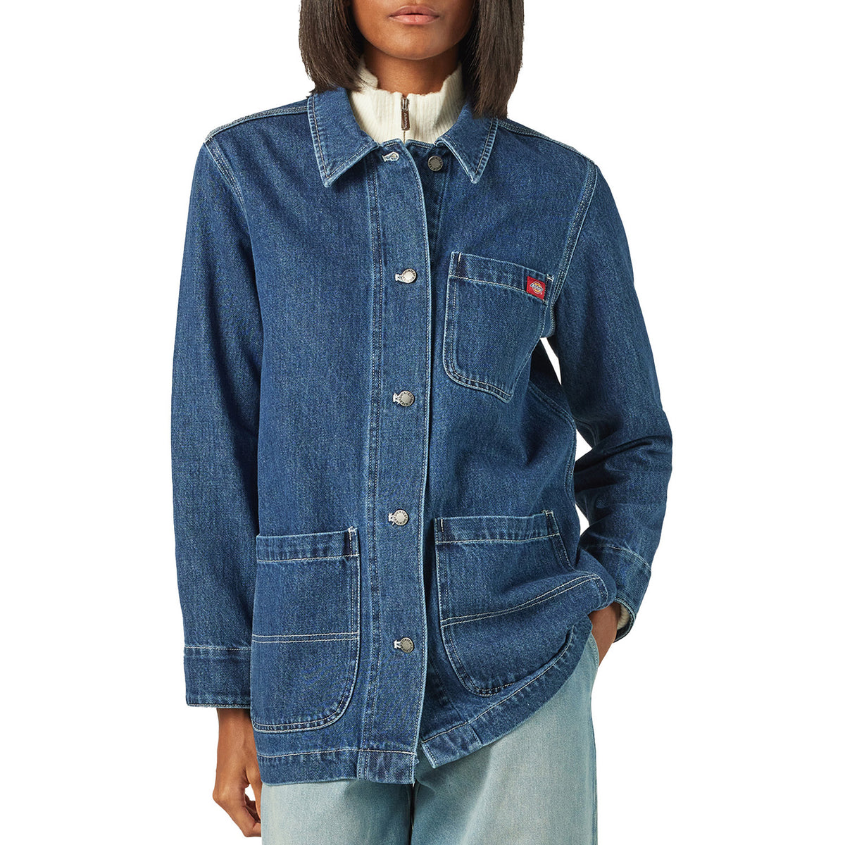 Dickies Chore Coat - Women's Mid Wash