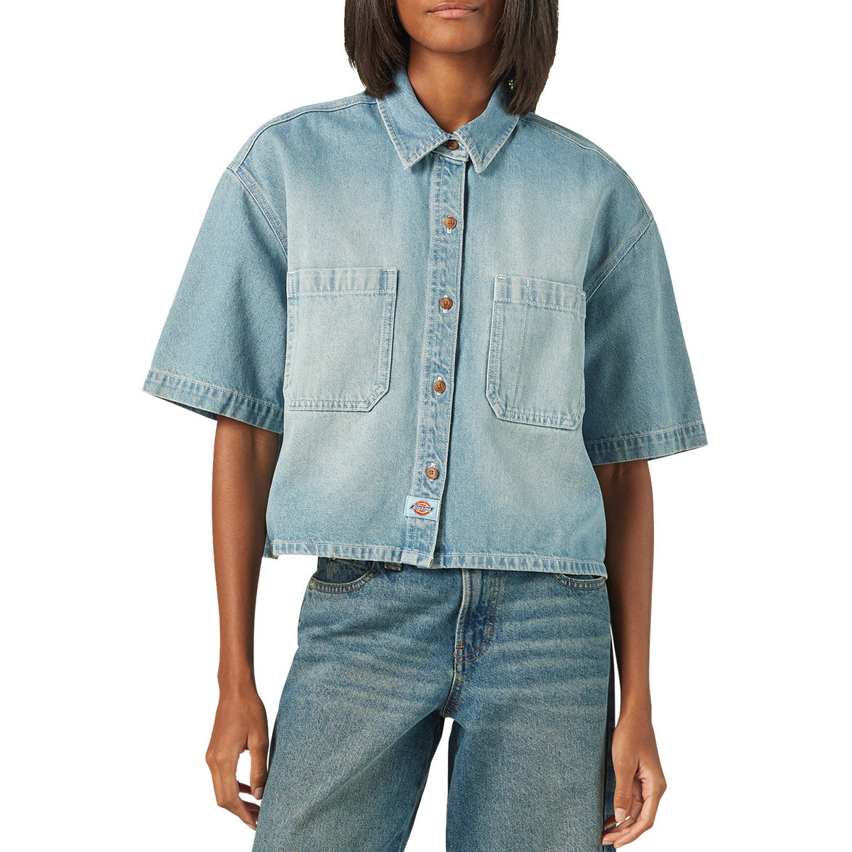 Dickies Denim Shirt - Women's Light Denim