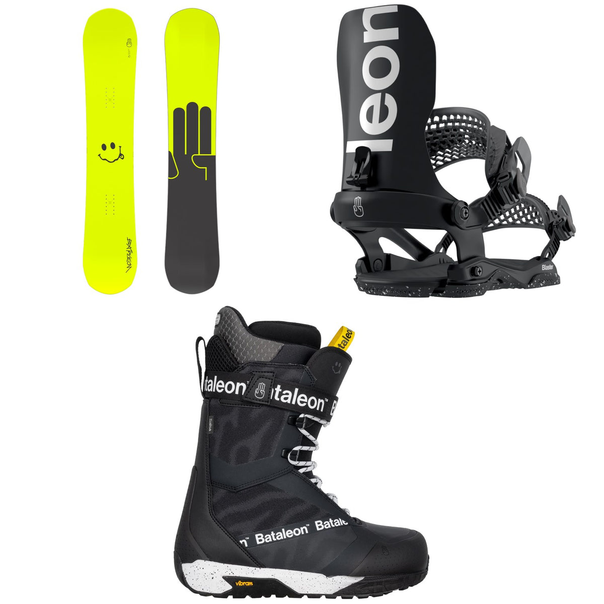 Bataleon Evil Twin 20Y Snowboard + Blaster AW Snowboard Bindings + Salsa Lace Snowboard Boots 2026