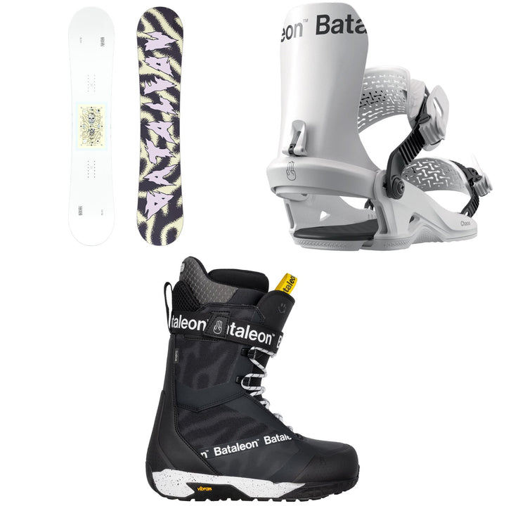 Bataleon Disaster Snowboard + Chaos HW Snowboard Bindings + Salsa Lace Snowboard Boots 2026