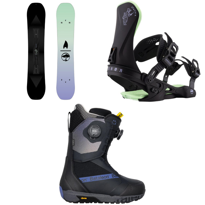 Arbor Kuro Neko Snowboard + Sequoia Snowboard Bindings + Bataleon Salsa Boa Snowboard Boots - Women's 2026