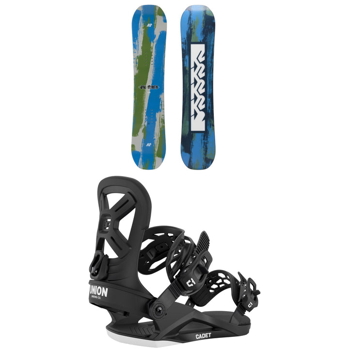 K2 Lil Mini Snowboard + Union Cadet Snowboard Bindings - Kids' 2026