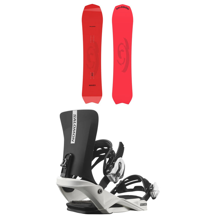Salomon Dancehaul Grom Snowboard + Rhythm Jr Snowboard Bindings - Kids' 2026