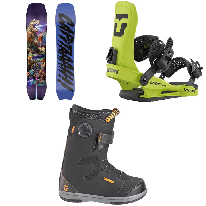 CAPiTA Children Of The Pow Snowboard + Union Cadet Pro Snowboard Bindings + Cadet Snowboard Boots - Kids' 2026