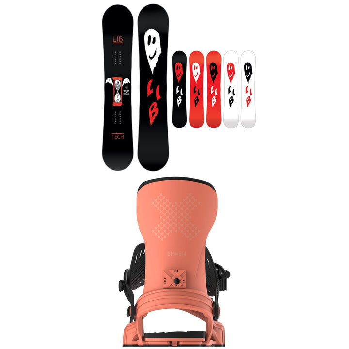 Lib Tech Two Time C3 Snowboard + Bent Metal Stylist Snowboard Bindings - Women's 2025