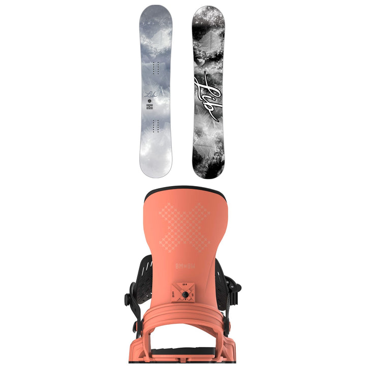 Lib Tech Cortado C2 Snowboard + Bent Metal Stylist Snowboard Bindings - Women's 2025