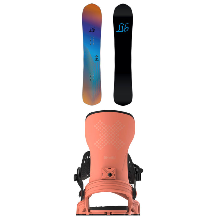 Lib Tech Theda C2X Snowboard + Bent Metal Stylist Snowboard Bindings - Women's 2025