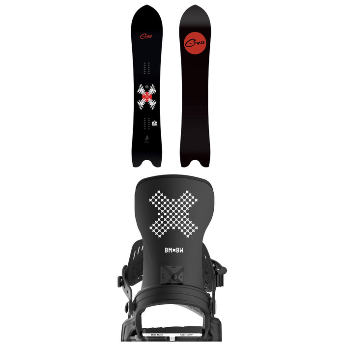 GNU Something GNU Snowboard + Bent Metal Stylist Snowboard Bindings - Women's 2026