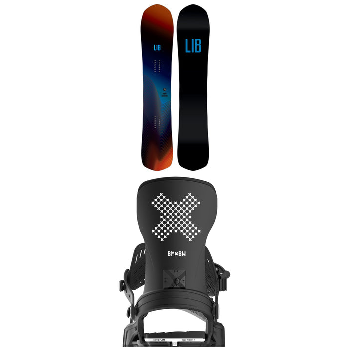 Lib Tech Theda C2X Snowboard + Bent Metal Stylist Snowboard Bindings - Women's 2026