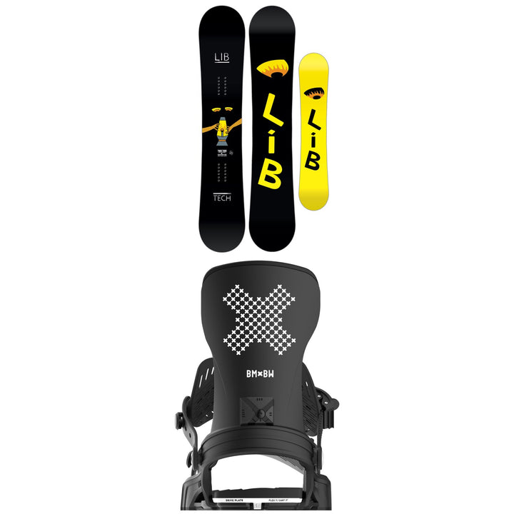 Lib Tech Two Time C3 Snowboard + Bent Metal Stylist Snowboard Bindings - Women's 2026