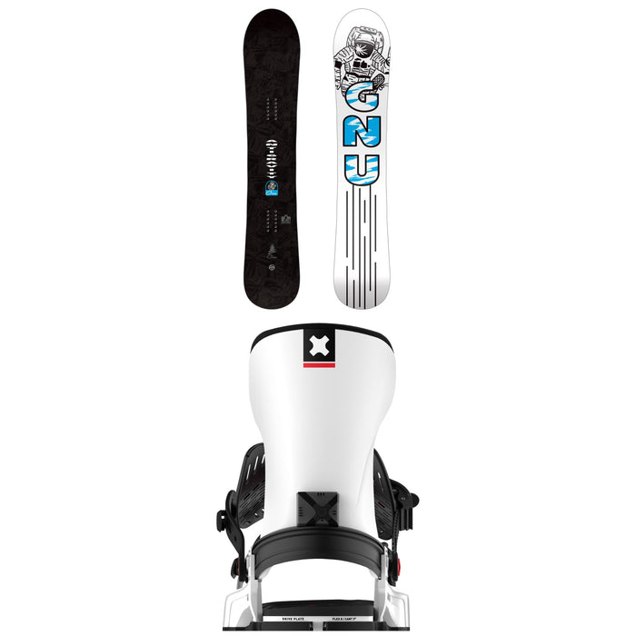 GNU Antigravity C3 Snowboard + Bent Metal Transfer Snowboard Bindings 2026
