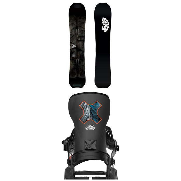 Lib Tech T. Rice Apex Orca Snowboard + Bent Metal Transfer Snowboard Bindings 2026