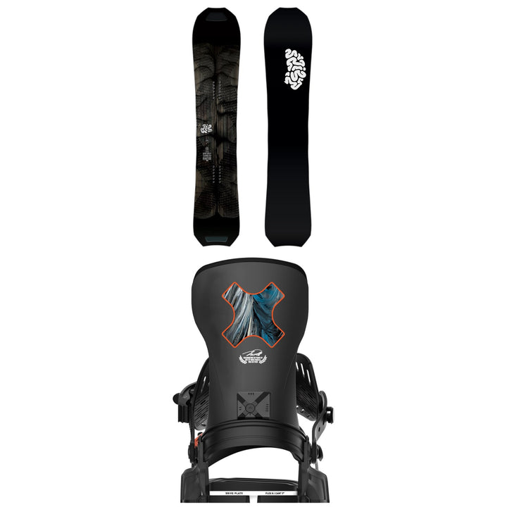 Lib Tech T. Rice Apex Orca Snowboard + Bent Metal Transfer Snowboard Bindings 2026