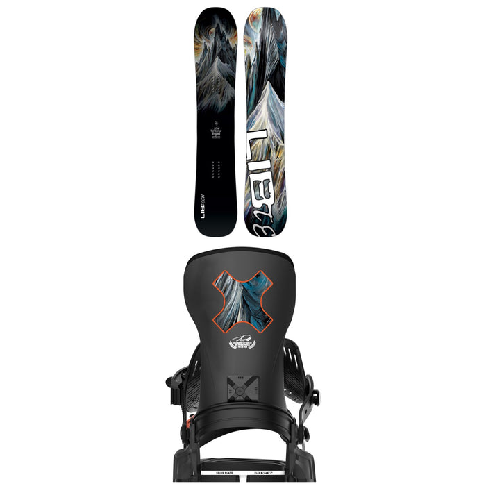 Lib Tech Dynamo C3 Snowboard + Bent Metal Transfer Snowboard Bindings 2026