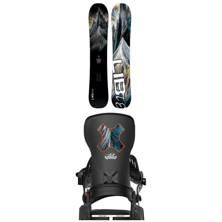 Lib Tech Dynamo C3 Snowboard + Bent Metal Transfer Snowboard Bindings 2026