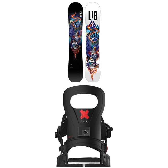 Lib Tech Terrain Wrecker C2X Snowboard + Bent Metal Logic Snowboard Bindings 2026