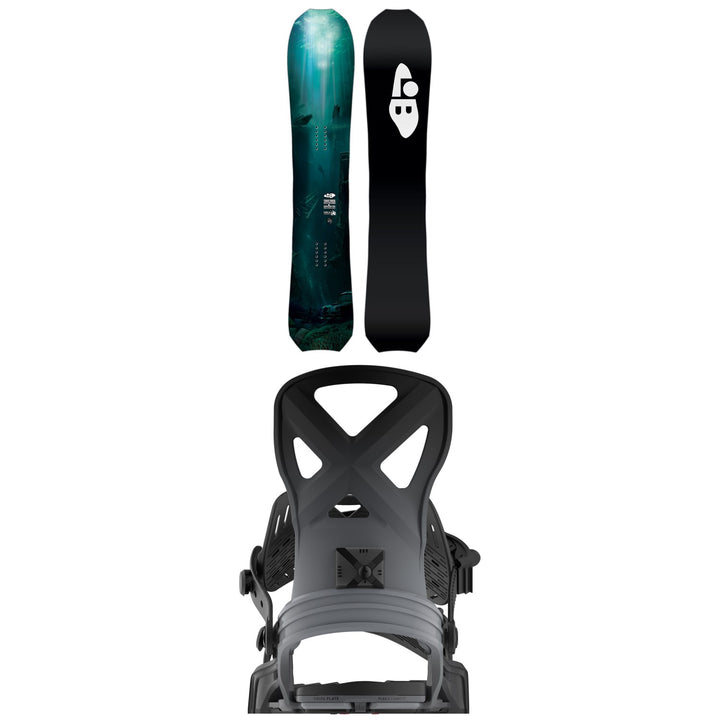 Lib Tech T. Rice Orca Snowboard + Bent Metal Anvil Snowboard Bindings 2026