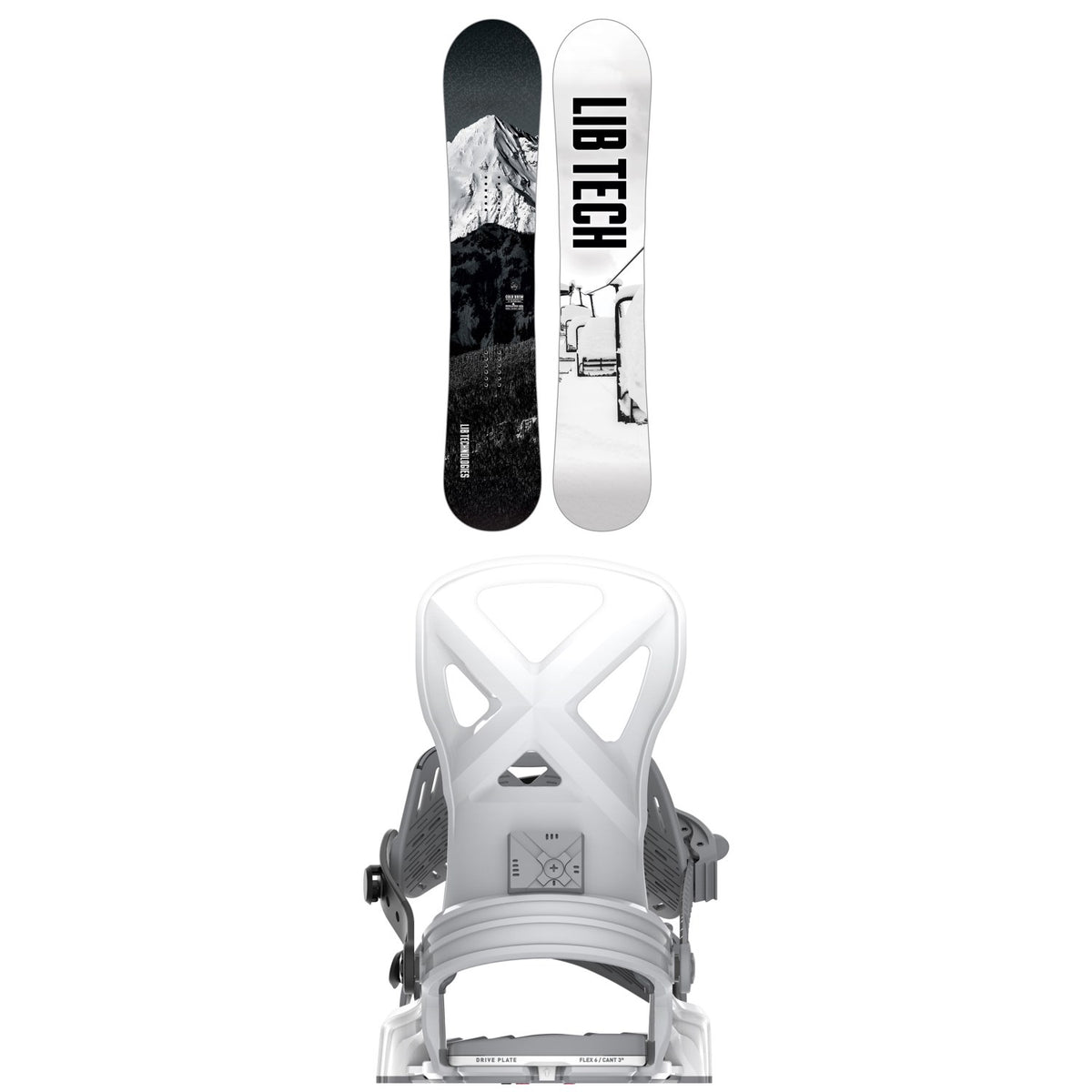 Lib Tech Cold Brew C2 Snowboard + Bent Metal Anvil Snowboard Bindings 2026
