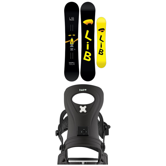 Lib Tech Two Time C3 Snowboard + Bent Metal Metta Snowboard Bindings - Women's 2026