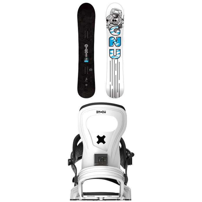 GNU Antigravity C3 Snowboard + Bent Metal Joint Snowboard Bindings 2026