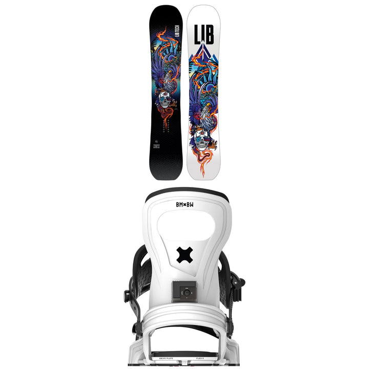 Lib Tech Terrain Wrecker C2X Snowboard + Bent Metal Joint Snowboard Bindings 2026