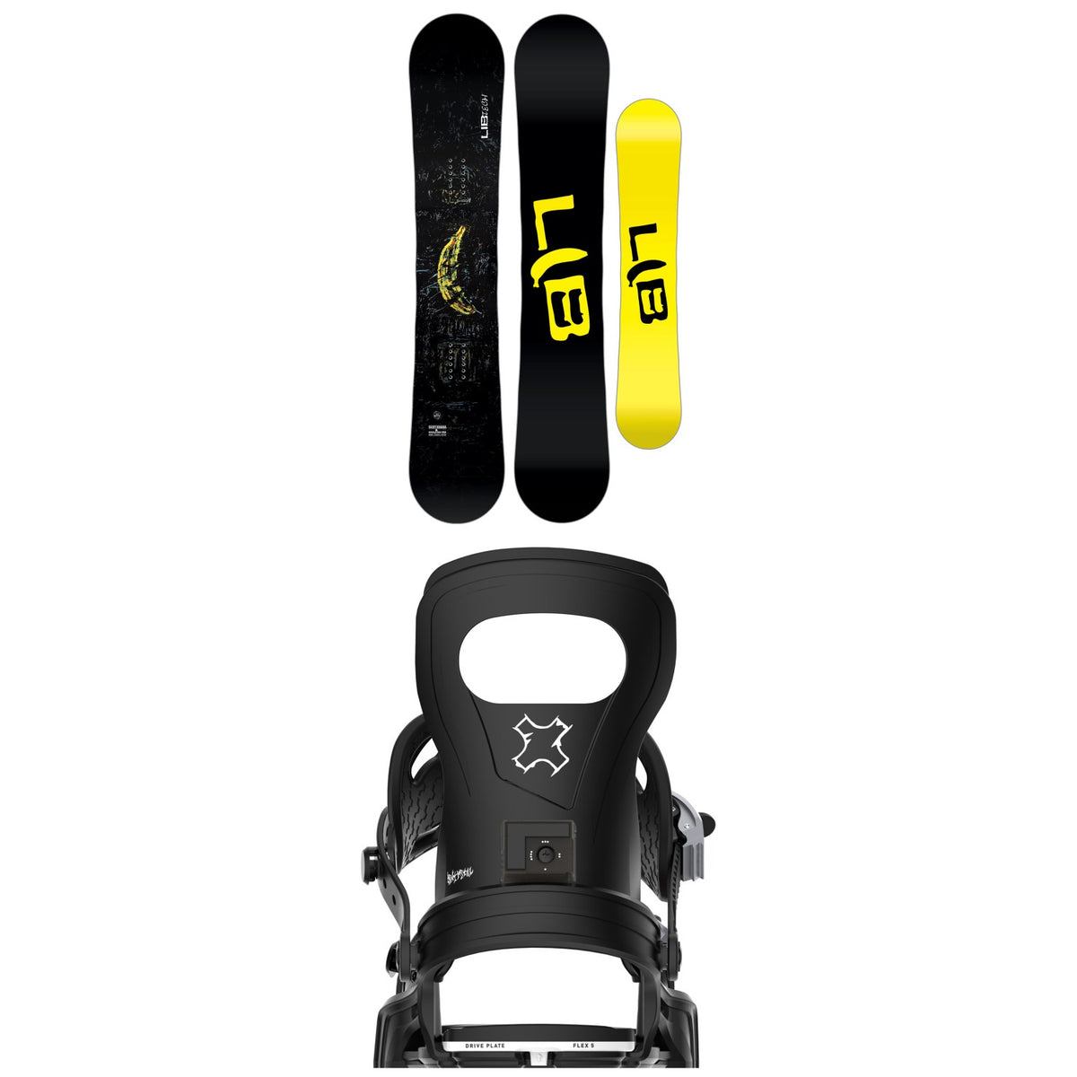 Lib Tech Skate Banana BTX Snowboard + Bent Metal Joint Snowboard Bindings 2026