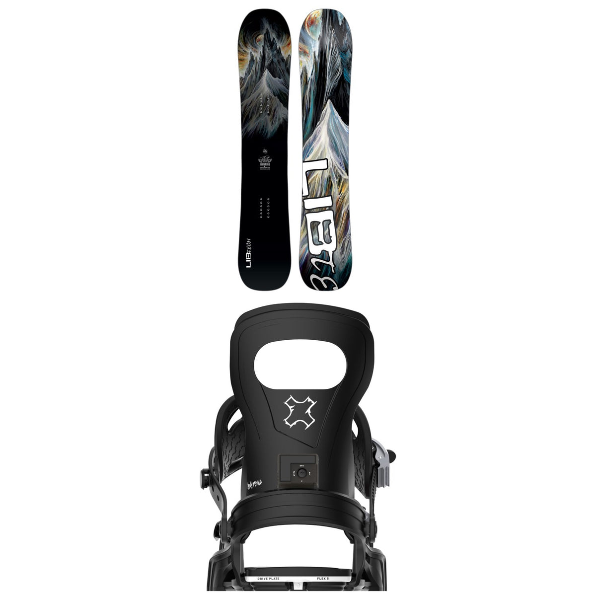 Lib Tech Dynamo C3 Snowboard + Bent Metal Joint Snowboard Bindings 2026