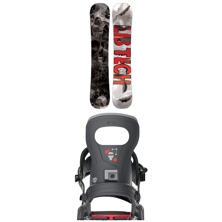 Lib Tech Legitimizer C3 Snowboard + Bent Metal Joint Snowboard Bindings 2026