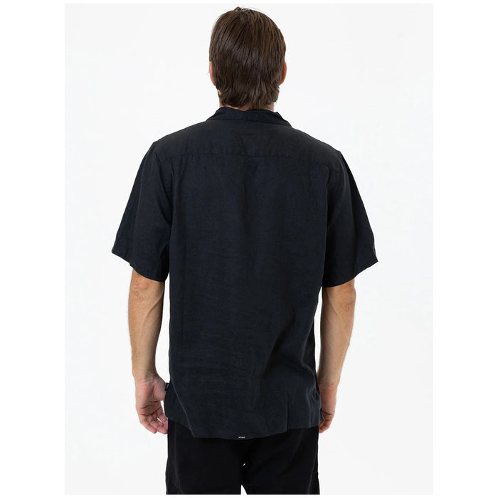 Thrills Hemp Minimal Thrills Bowling Shirt - Men's Black