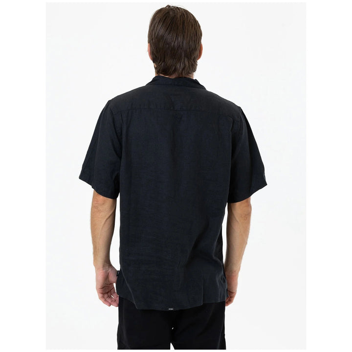 Thrills Hemp Minimal Thrills Bowling Shirt - Men's Black