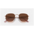 Ray Ban Hexagonal 51 Sunglasses Copper/Pink Gradient Brown