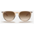 Ray Ban Erika 54 Sunglasses - Women's Transparent Light Brown/Brown Gradient Dark Brown