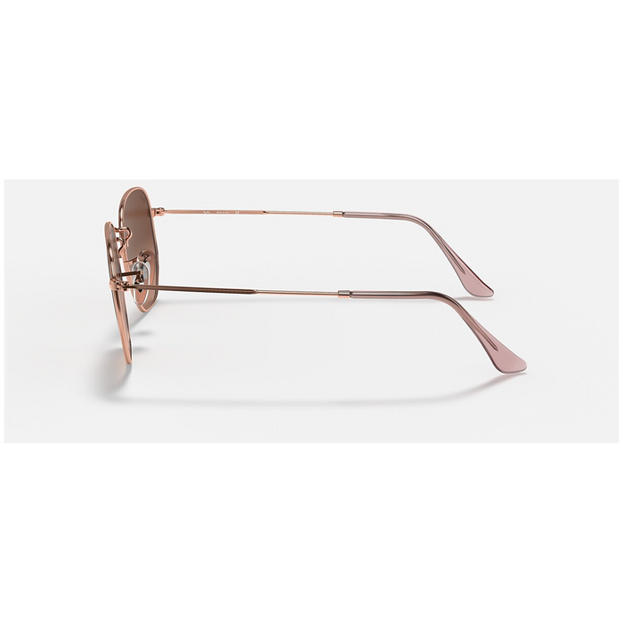Ray Ban Hexagonal 51 Sunglasses Copper/Pink Gradient Brown