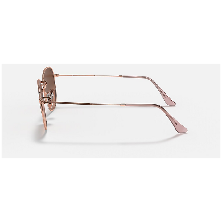 Ray Ban Hexagonal 51 Sunglasses Copper/Pink Gradient Brown
