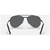Ray Ban New Aviator 58 Sunglasses Black/Dark Grey